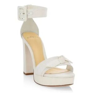 Alexandre Birman Clarita Leather & Textile Platform Sandals - ONLY WORN ONCE